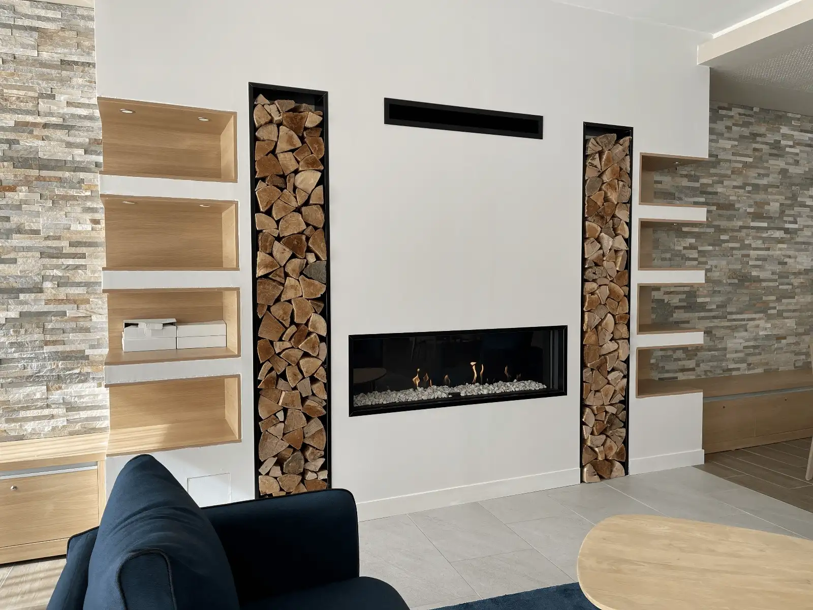 CHEMINEES salon réalisations cheminées philippe pessac