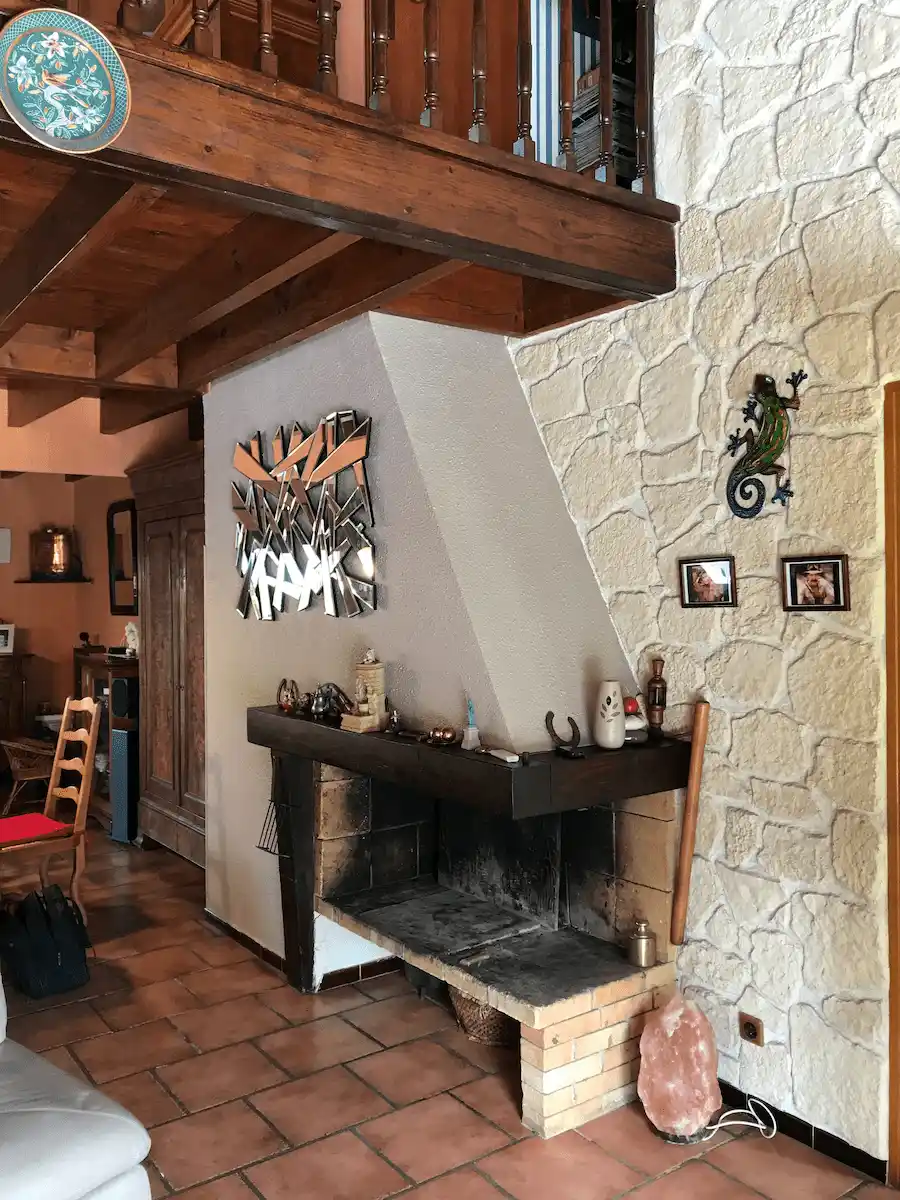 Cheminée d'angle 1