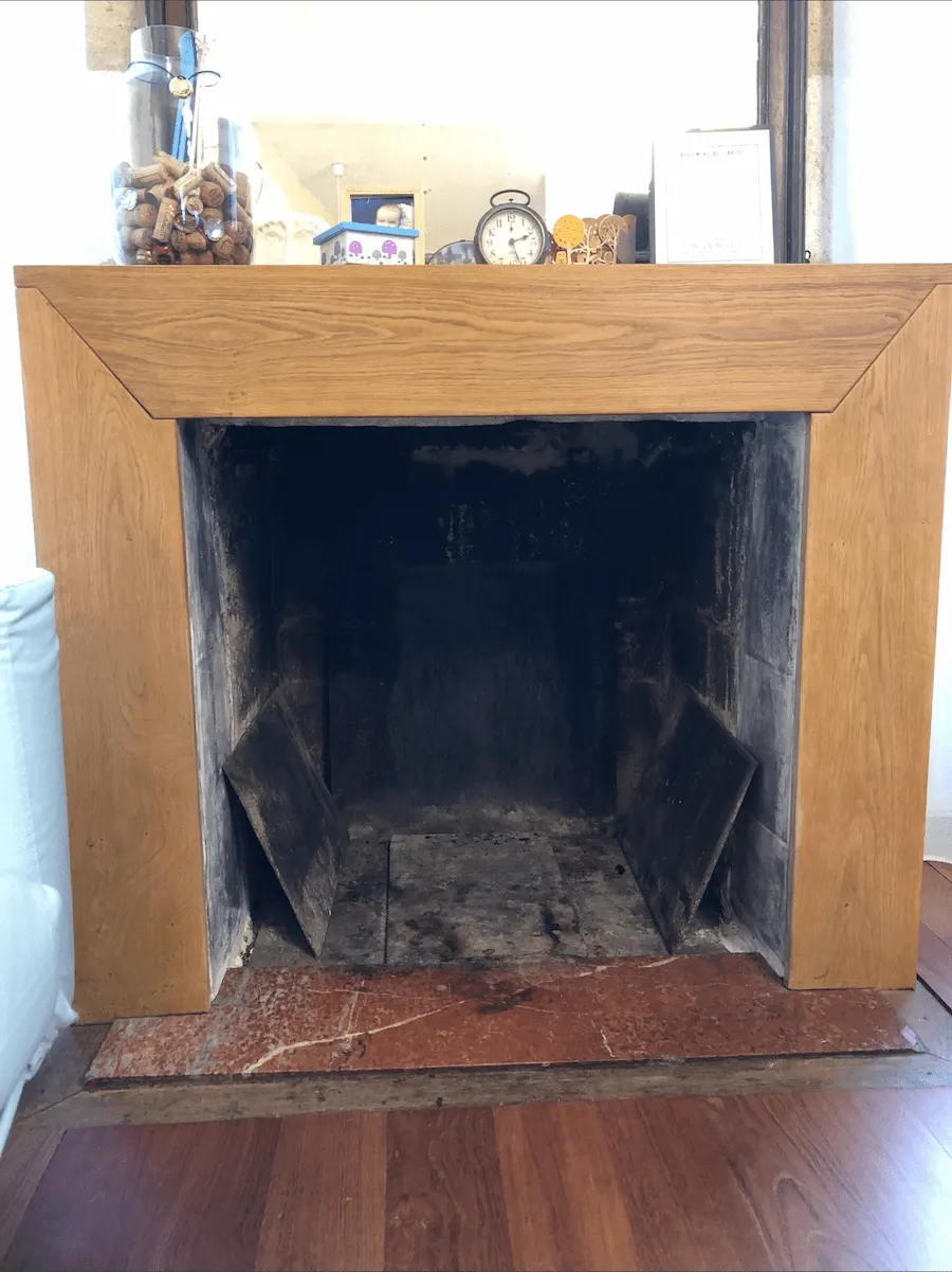 Cheminée encadrement bois 1