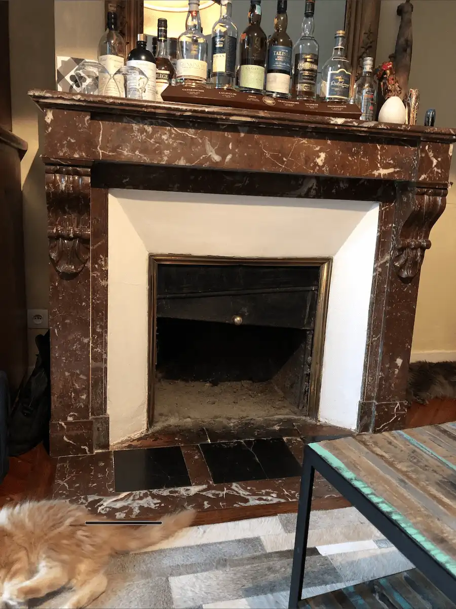 Cheminée marbre 1