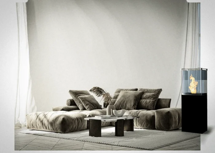 Poêle bioéthanol salon